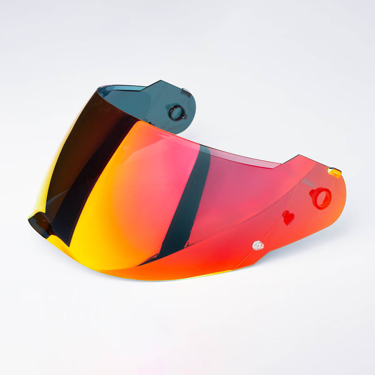 GT1 +IR HD Mirrored Face Shield Dark Smoke Red Mirrored