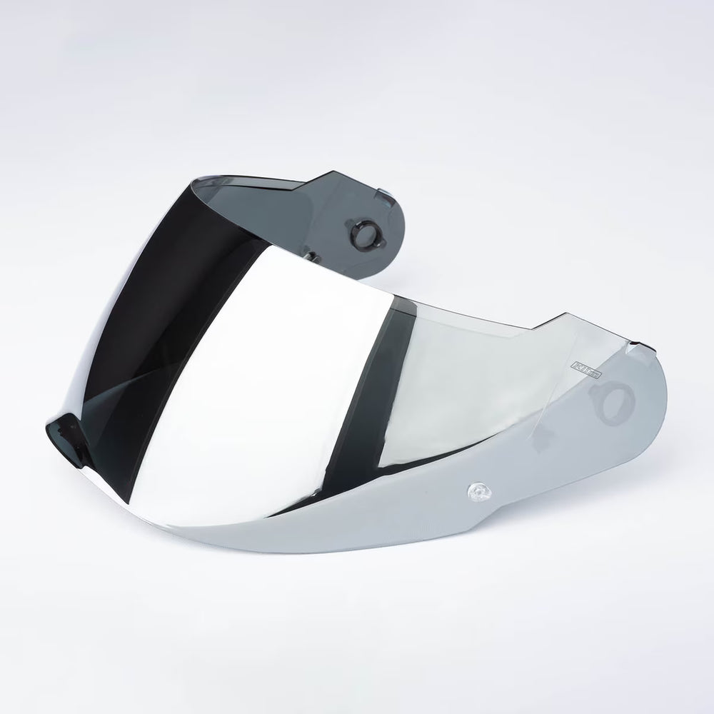 GT1 +IR HD Mirrored Face Shield Dark Smoke Silver Mirrored