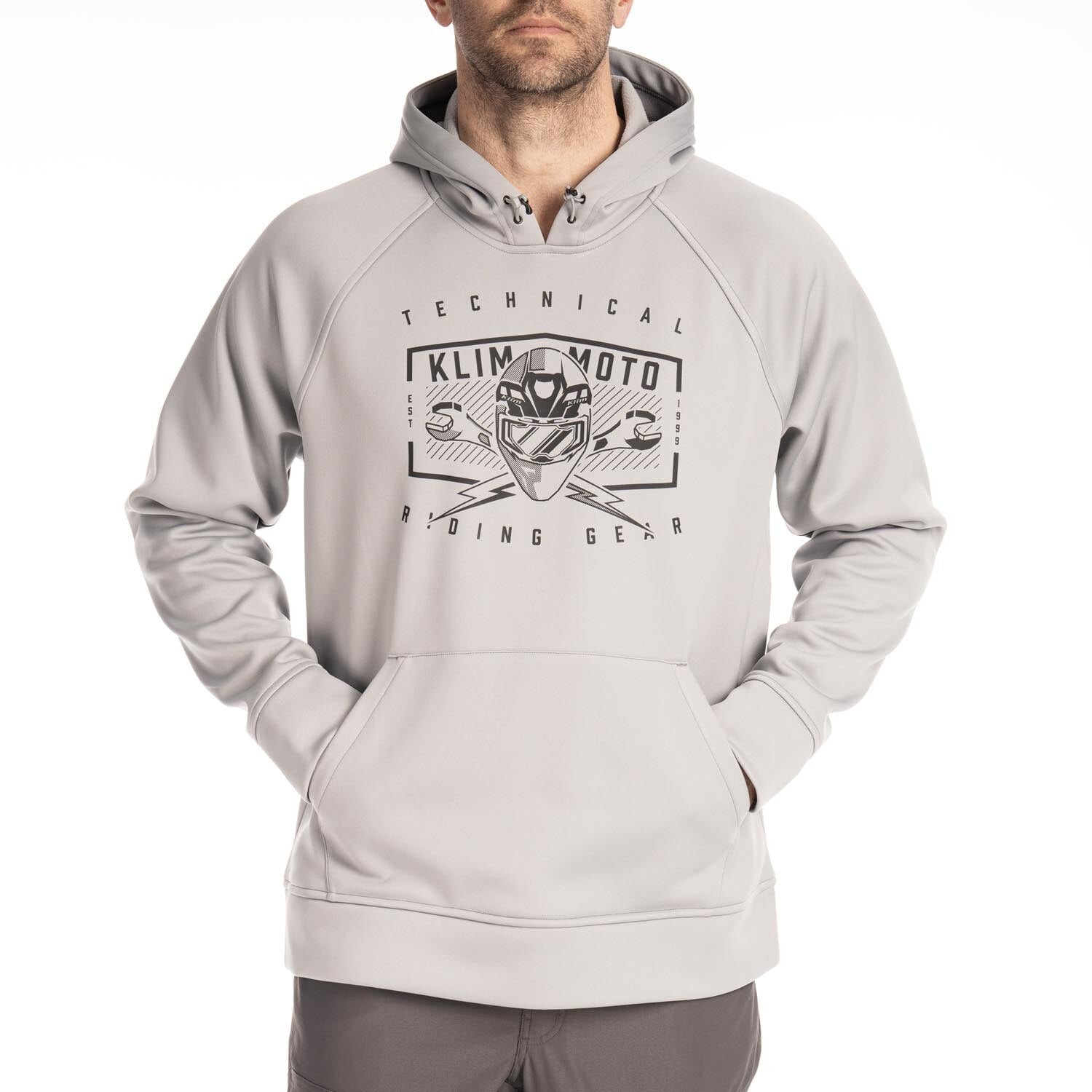 Klim Petrol Pullover Hoodie Monument - Black