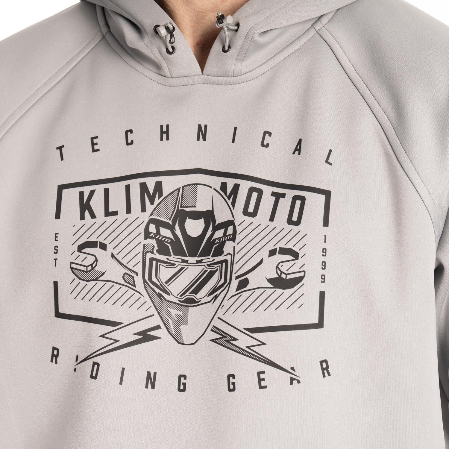 Klim Petrol Pullover Hoodie Monument - Black