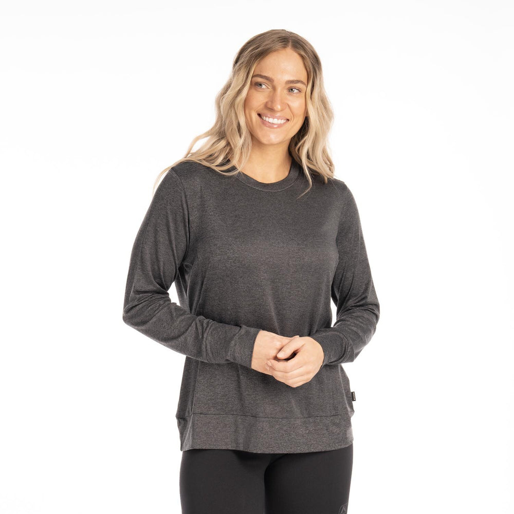 Klim Ostara Long Sleeve Shirt Heathered Charcoal