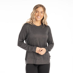 Klim Ostara Long Sleeve Shirt Heathered Charcoal