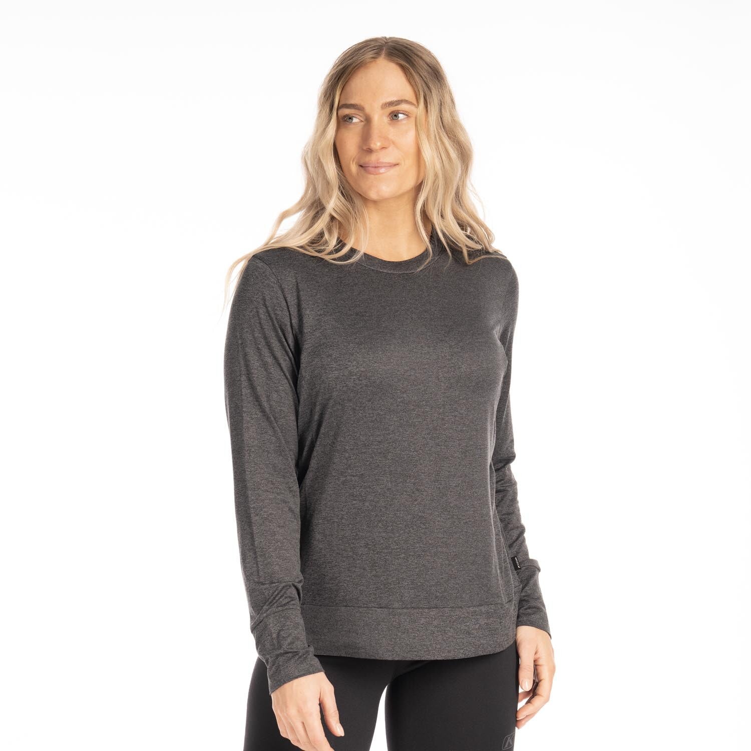 Klim Ostara Long Sleeve Shirt Heathered Charcoal