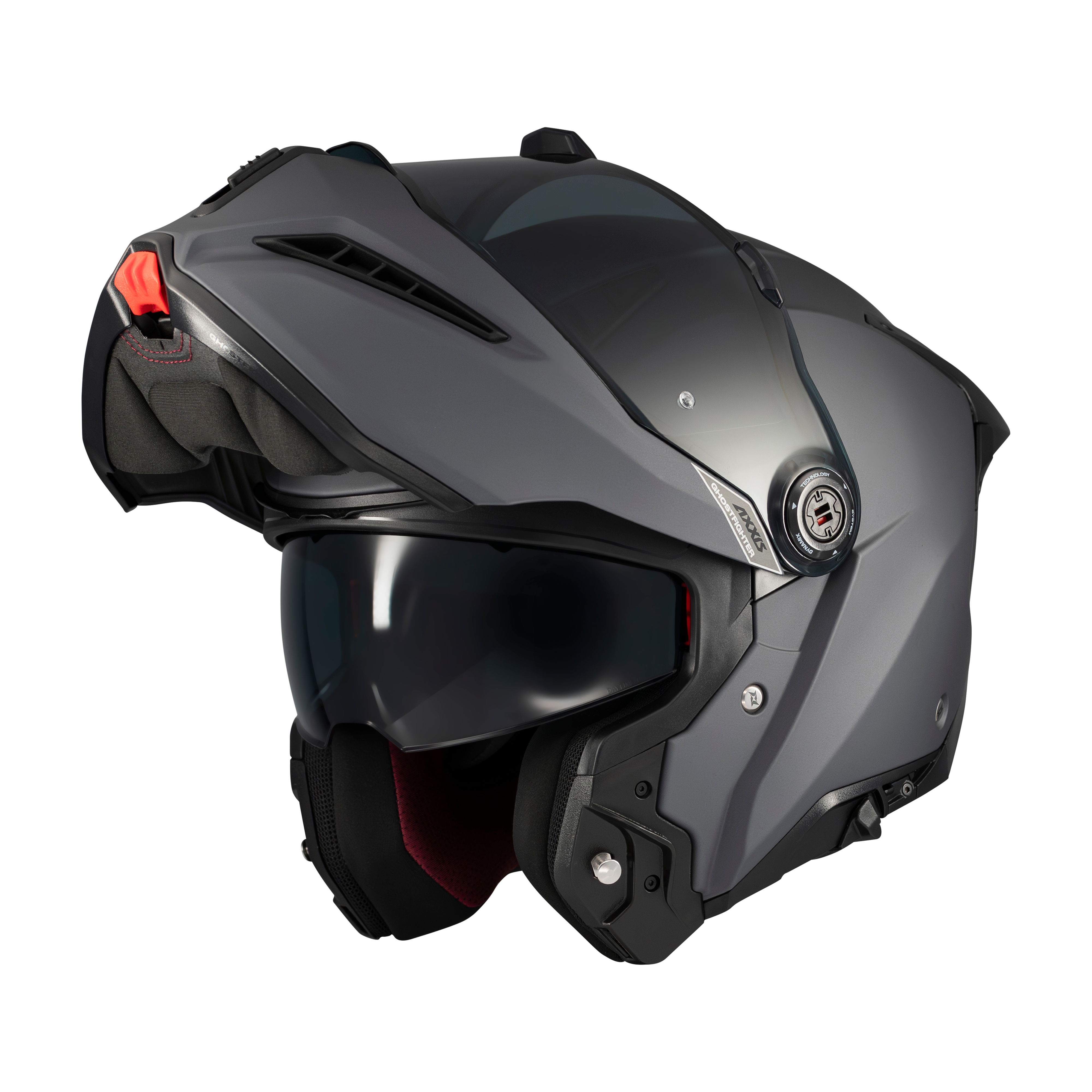 Axxis Helmets Ghostfighter SV Solid A12 Matt Grey Modular Helmet