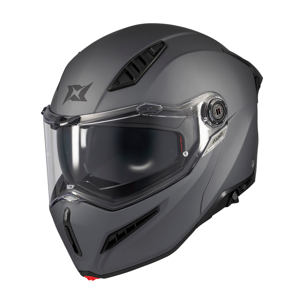 Axxis Helmets Ghostfighter SV Solid A12 Matt Grey Modular Helmet