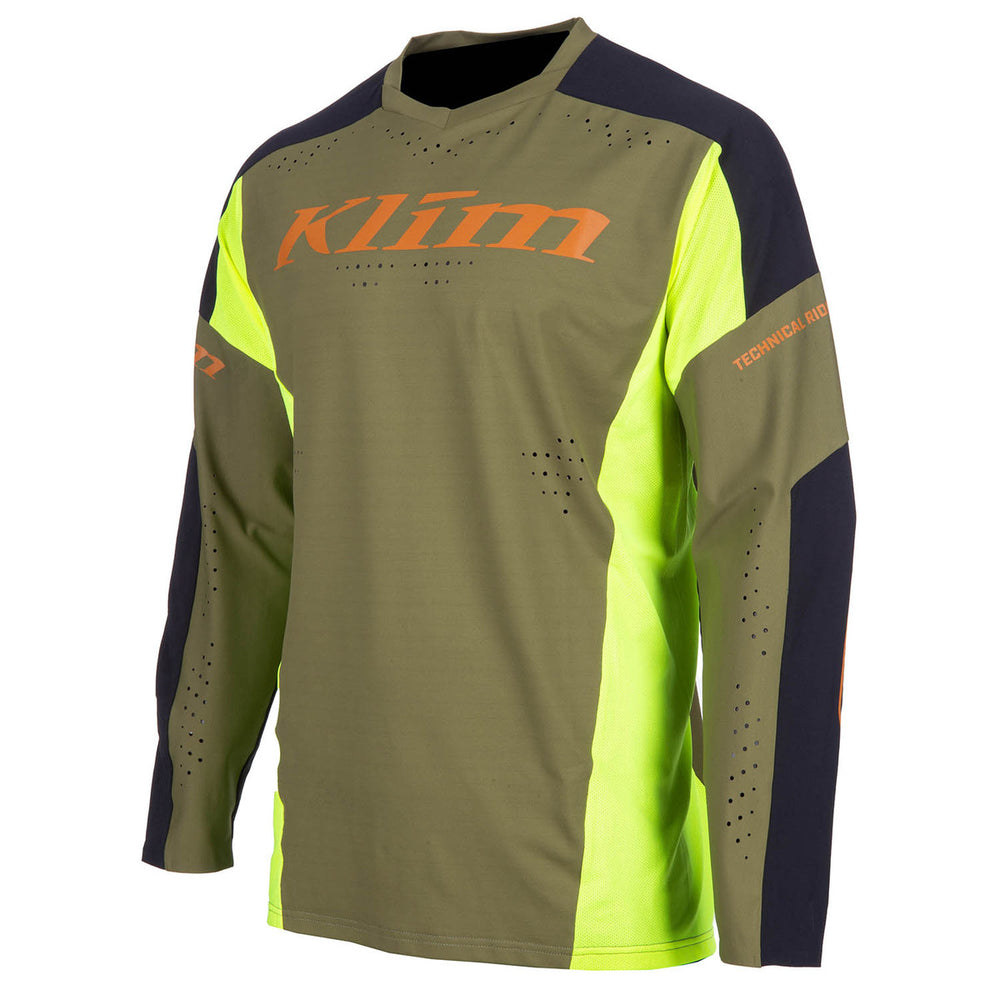 Klim XC Pro Jersey Hi-Vis - Winter Moss