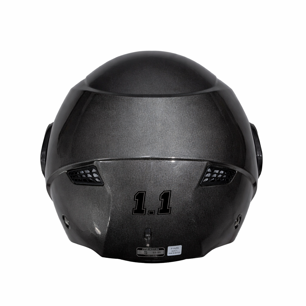 5M 1.1 Gloss Grey Helmet