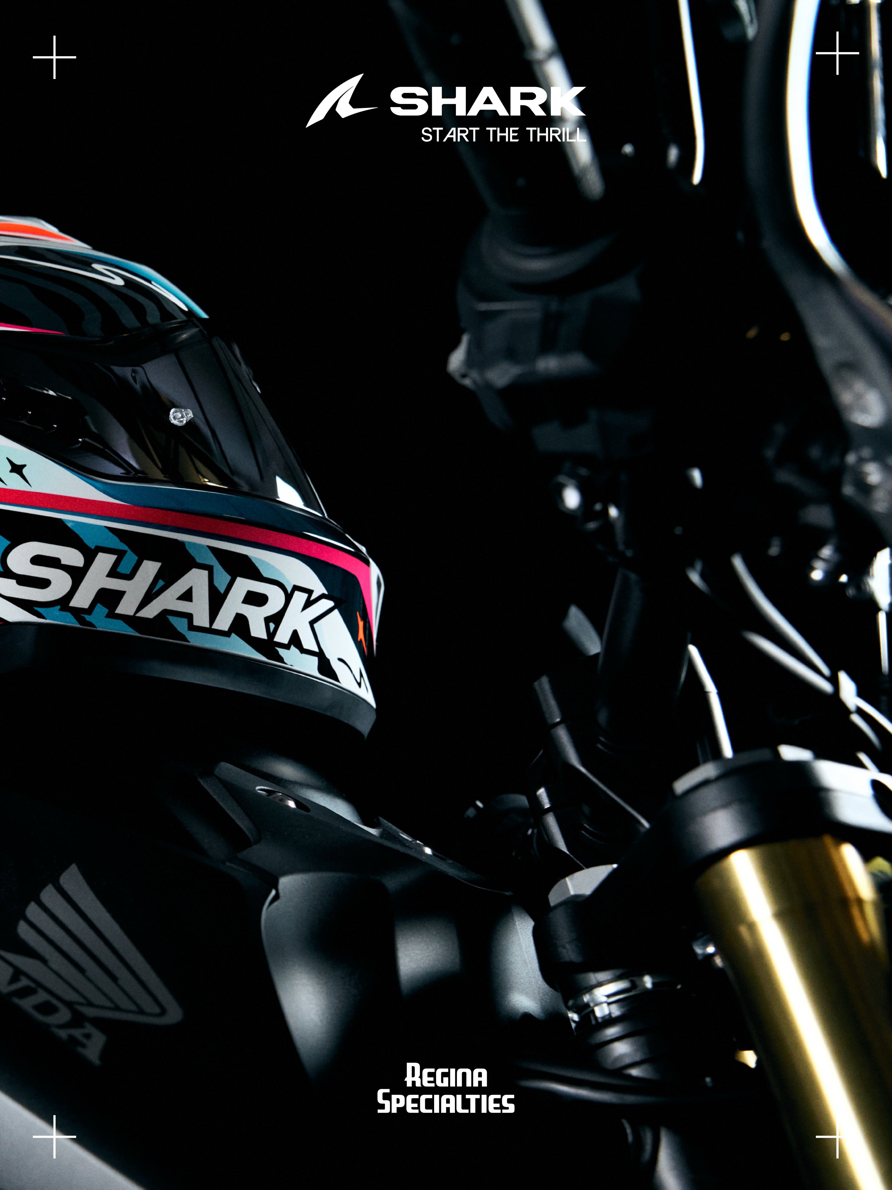 Shark Skwal Cup SPEED-VIB Black Red Silver (KRS)