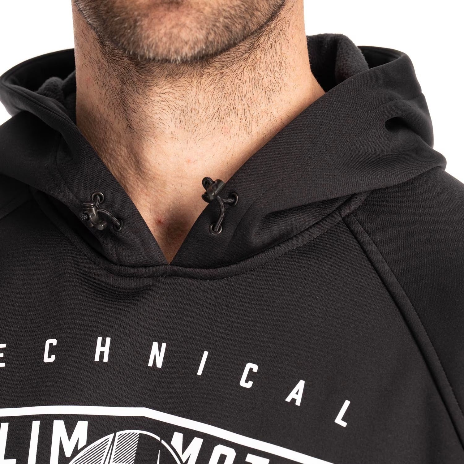 Klim Petrol Pullover Hoodie Black - White
