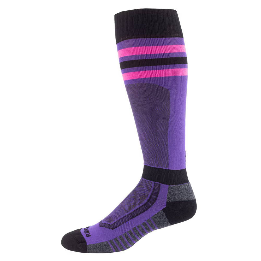 Klim Aggressor Vented Sock Gameday - Heliotrope - Pink Glo