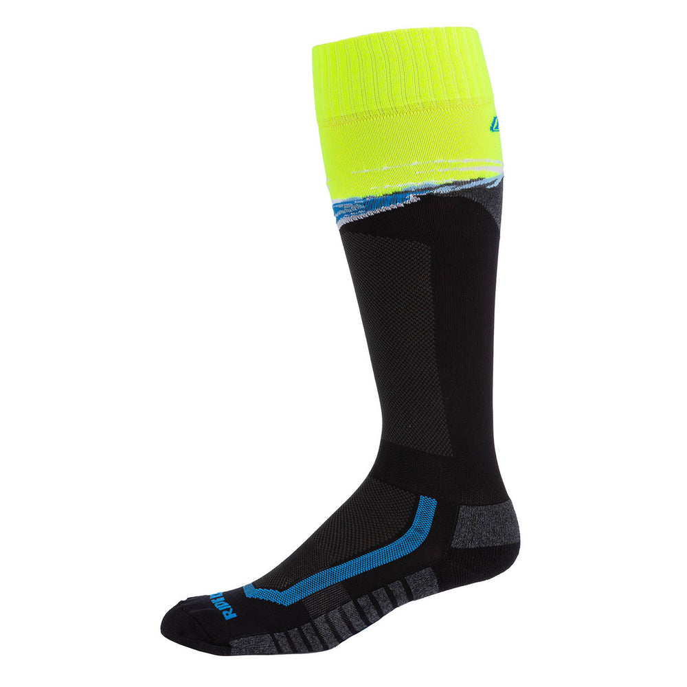 Klim Aggressor Vented Sock Twoually - Black Hi-Vis