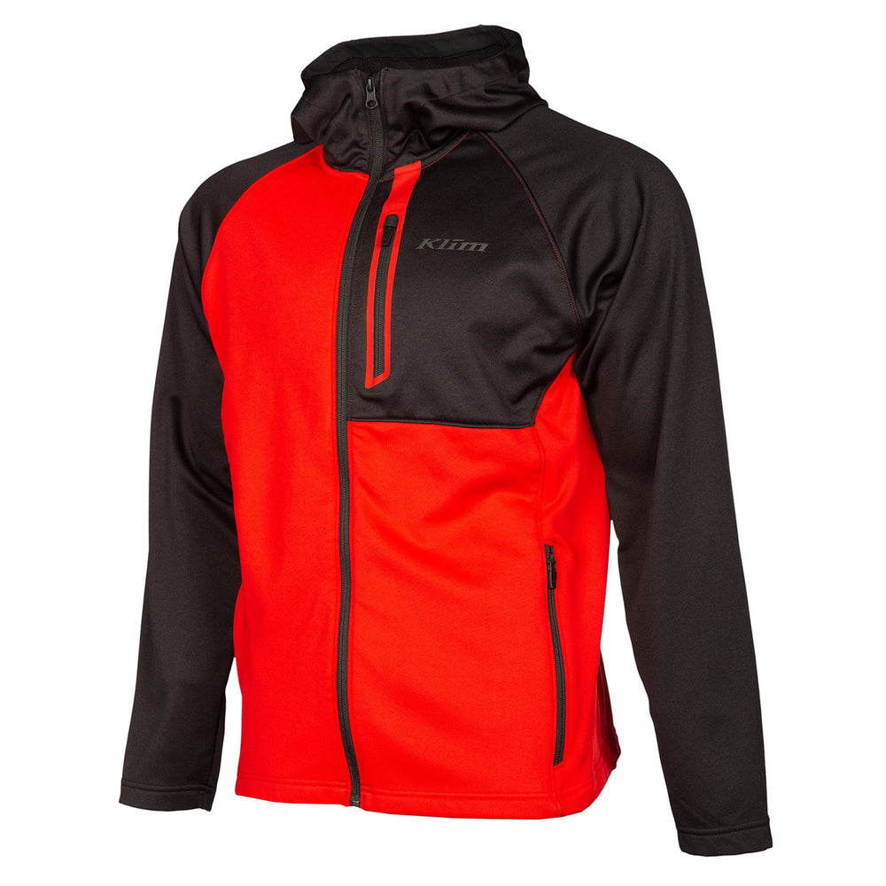 Klim Alpha Hoodie High Risk Red - Black