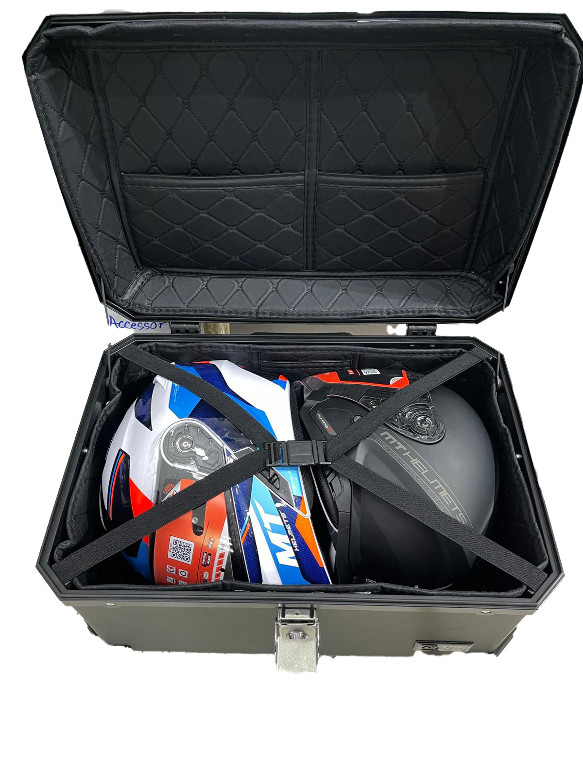 Zedge 60L X-Gravity Plastic Top Case with Back Rest