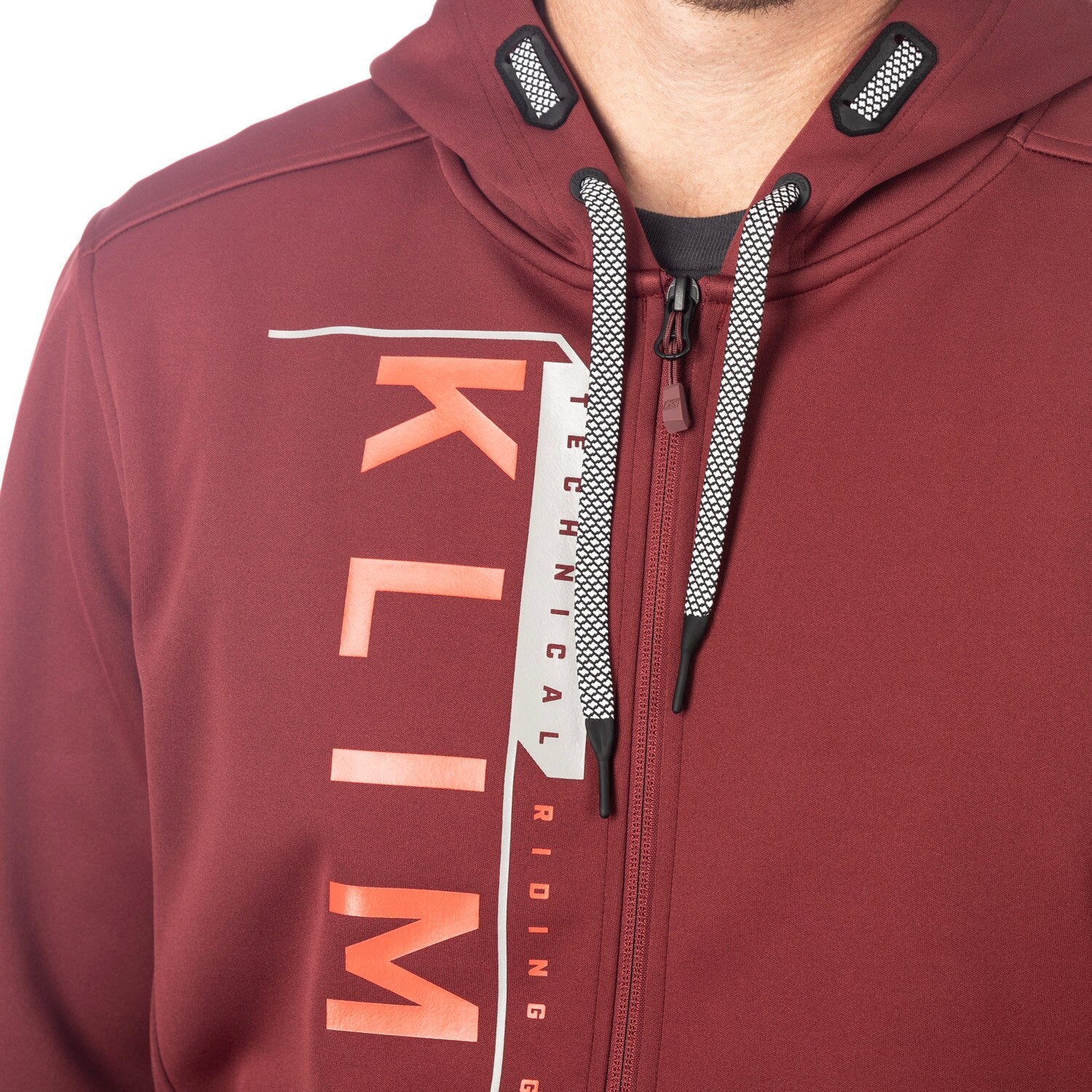 Klim Barracks Hoodie Cabernet - Fiery Red