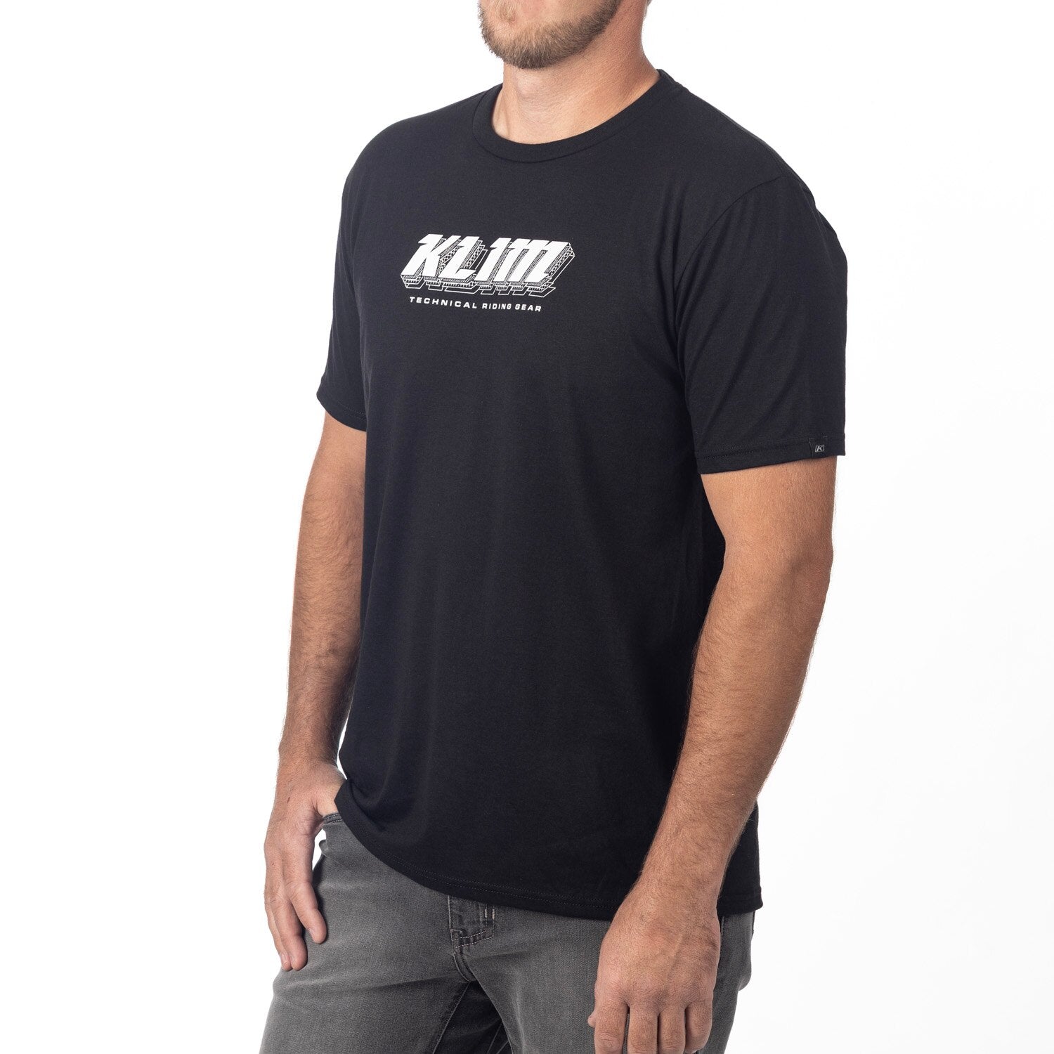 Klim Vision Tri-blend Tee Black - White