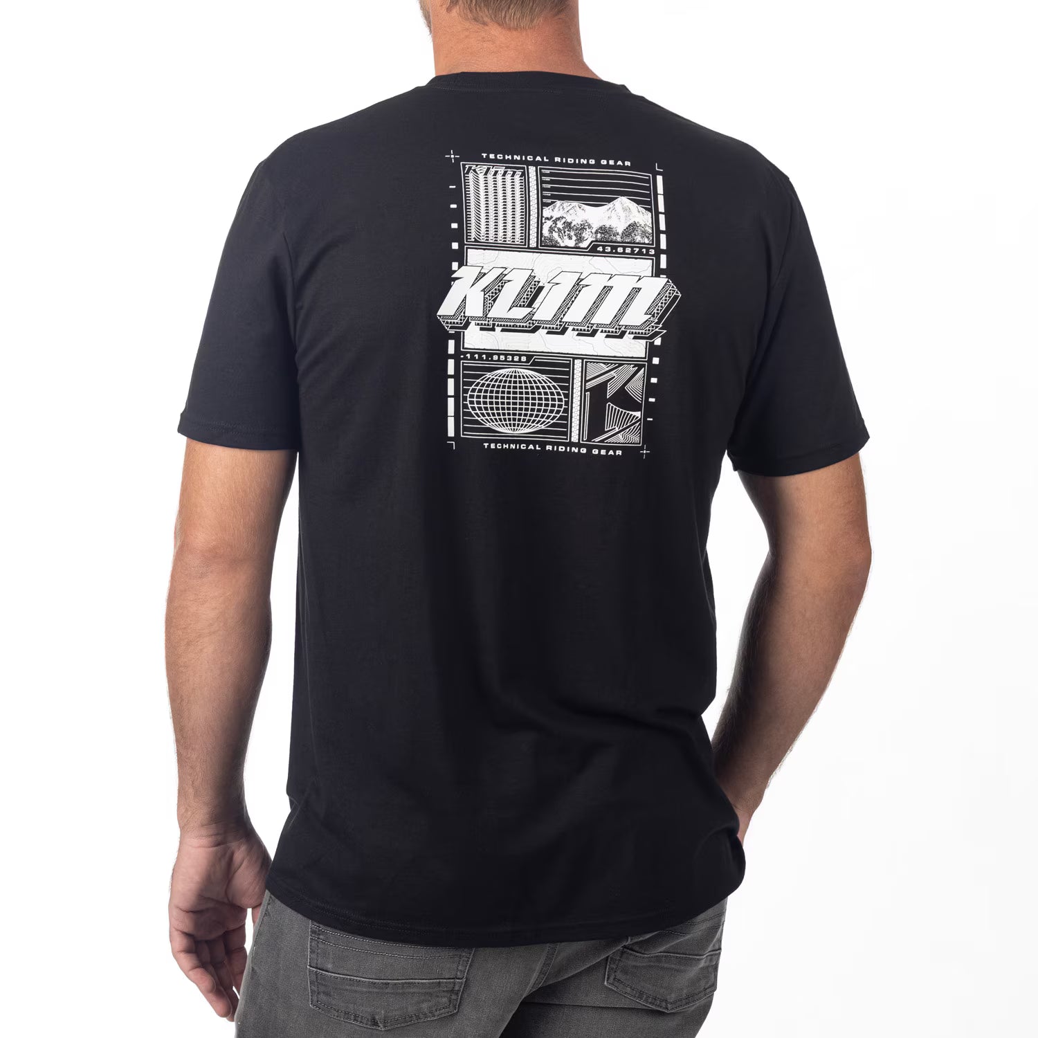 Klim Vision Tri-blend Tee Black - White
