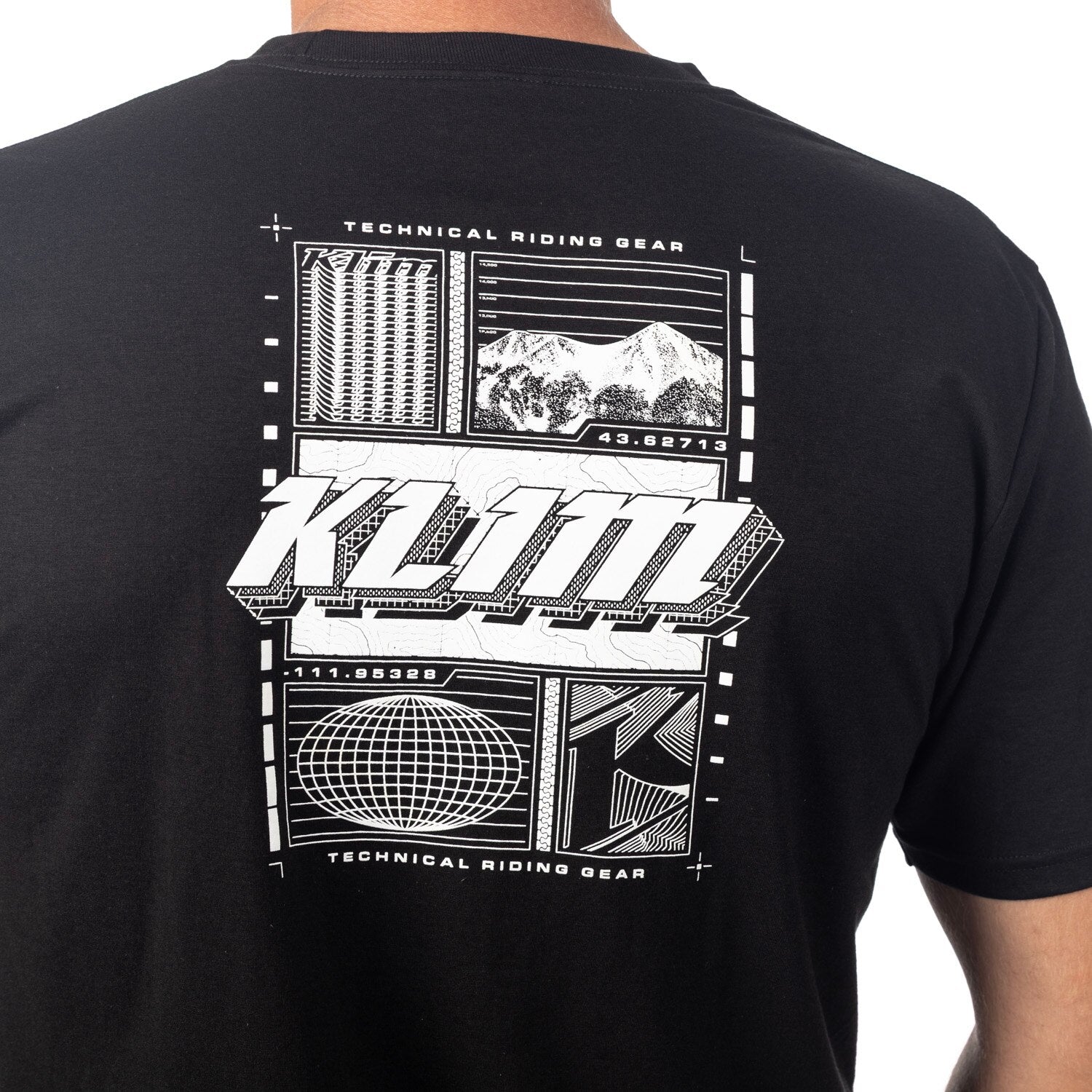 Klim Vision Tri-blend Tee Black - White