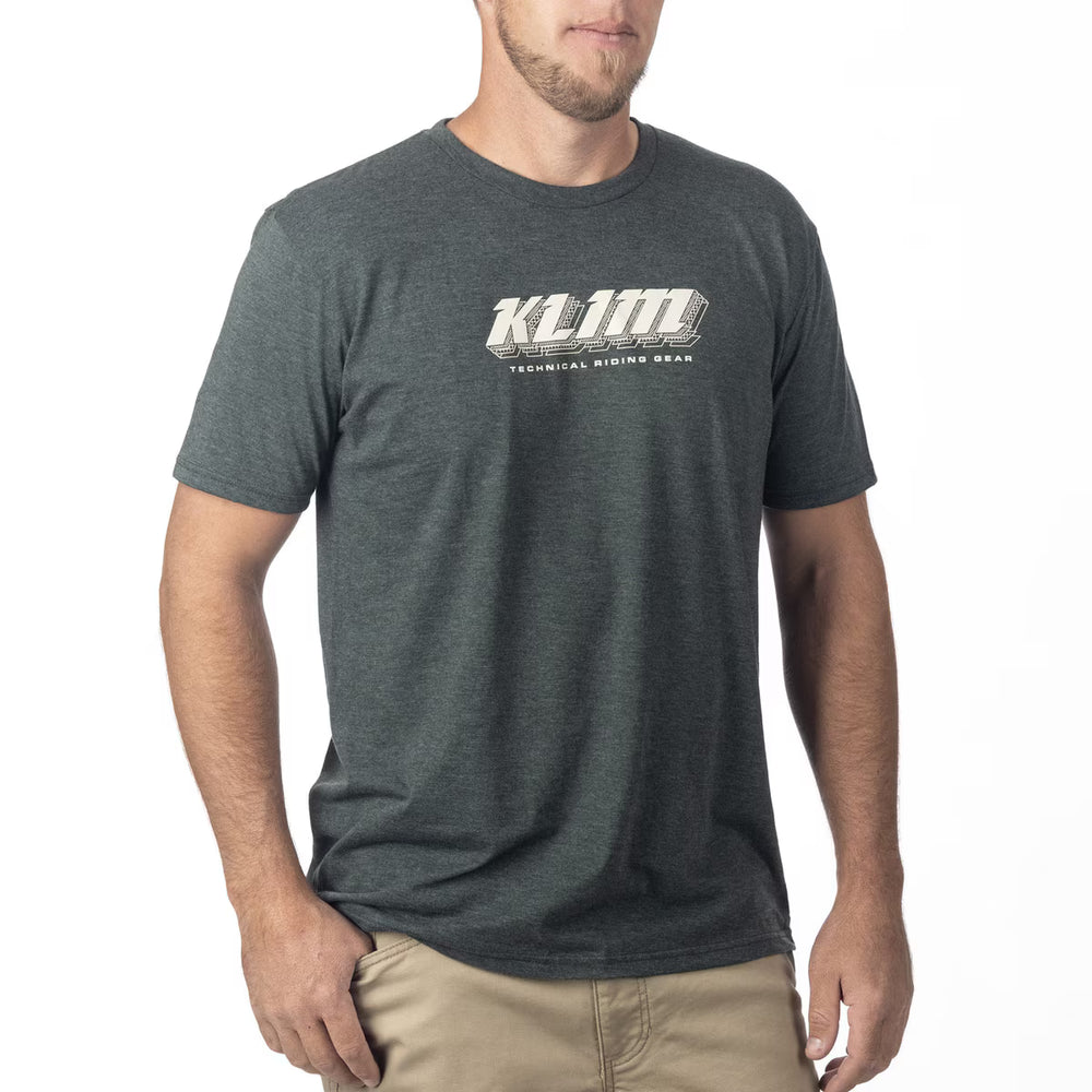 Klim Vision Tri-blend Tee Heathered Forest Green - Peyote