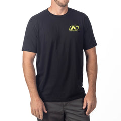 Klim Destination Tri-blend Tee Black - Hi-Vis