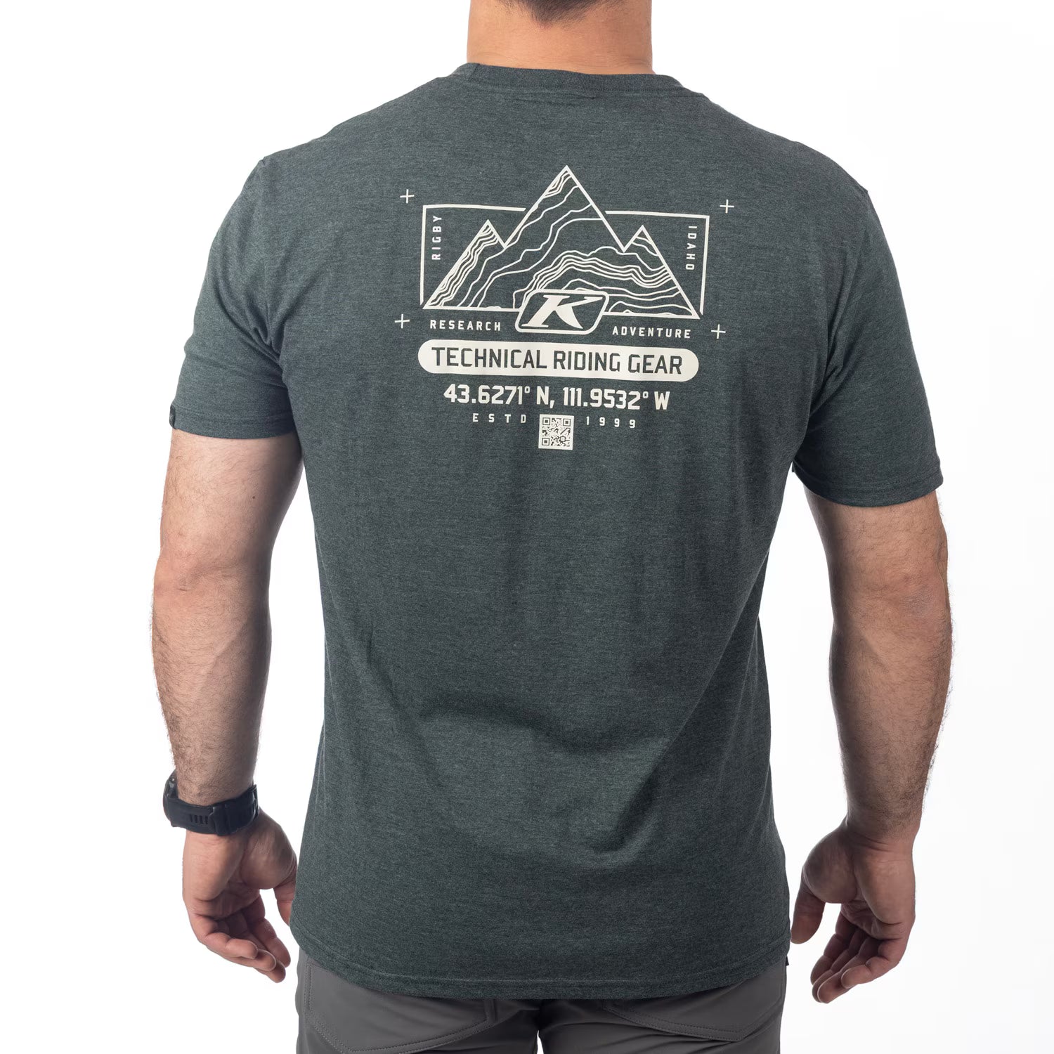 Klim Destination Tri-blend Tee Heathered Forest Green - Peyote