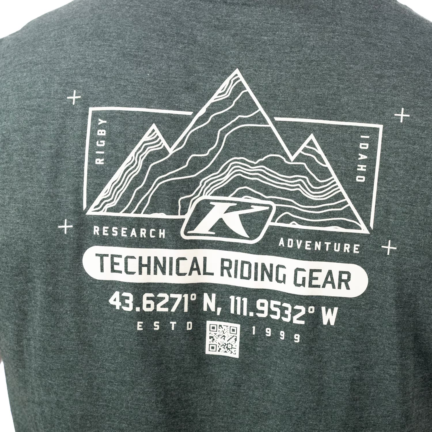 Klim Destination Tri-blend Tee Heathered Forest Green - Peyote
