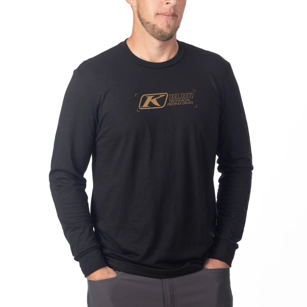 Klim Tri-blend Long Sleeve Tee Black - Breen