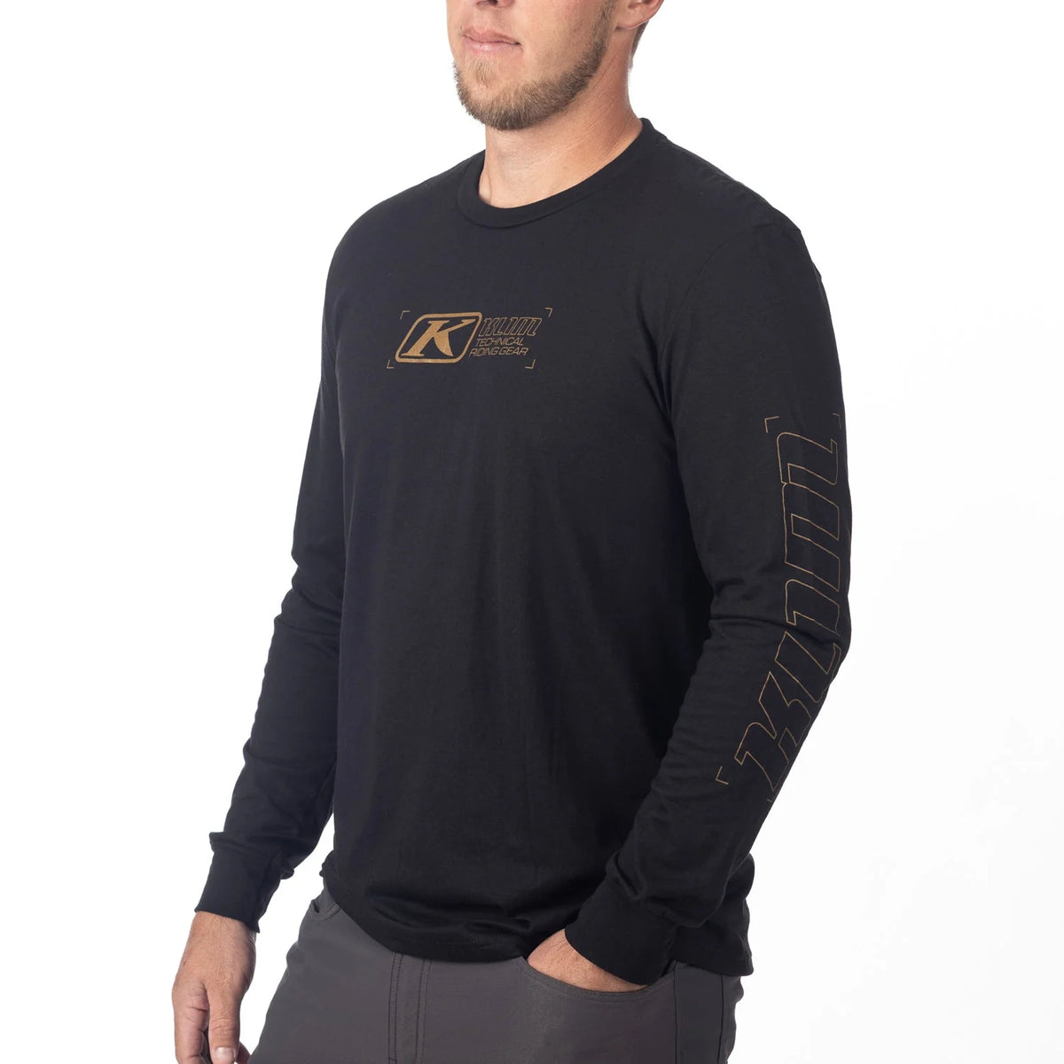 Klim Tri-blend Long Sleeve Tee Black - Breen