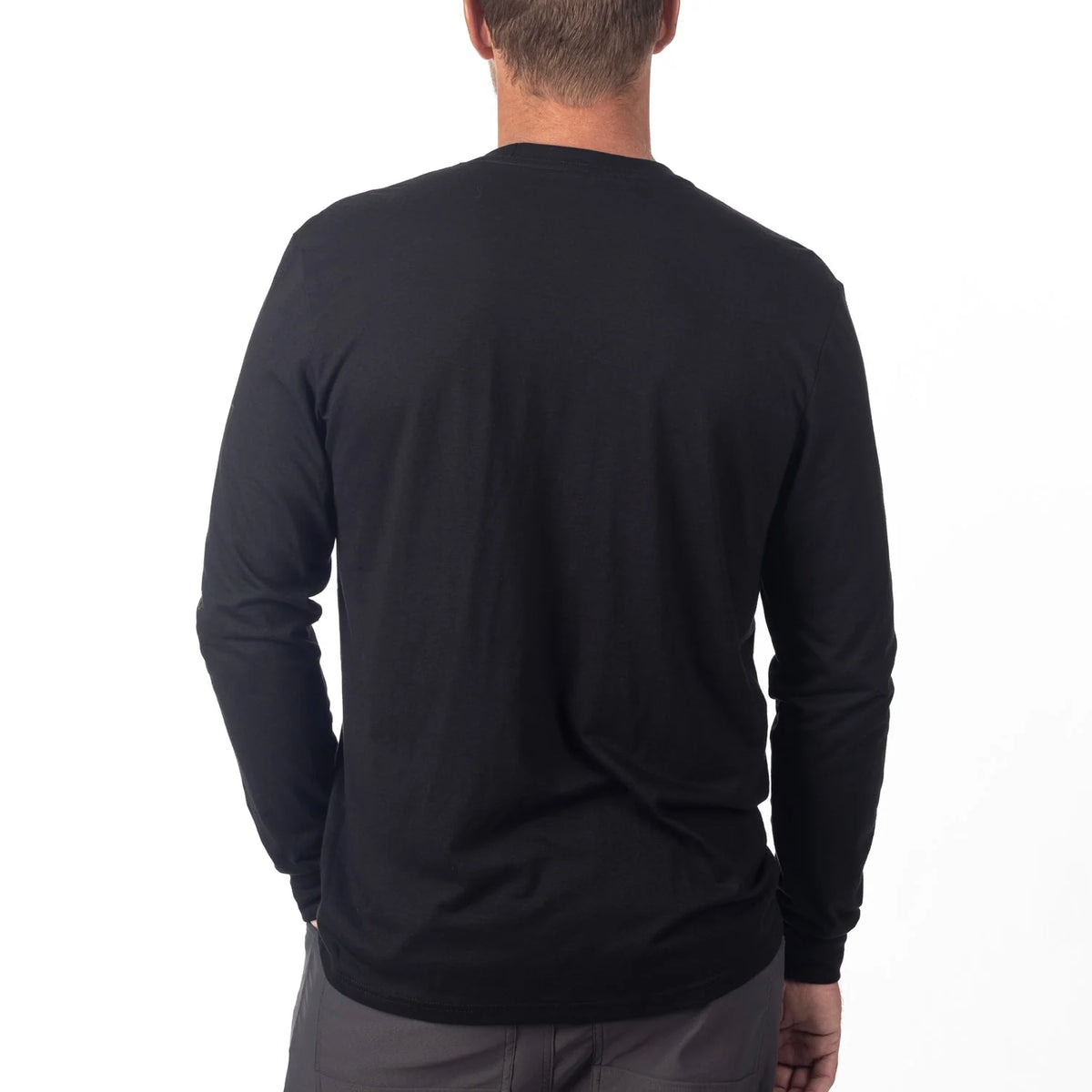 Klim Tri-blend Long Sleeve Tee Black - Breen