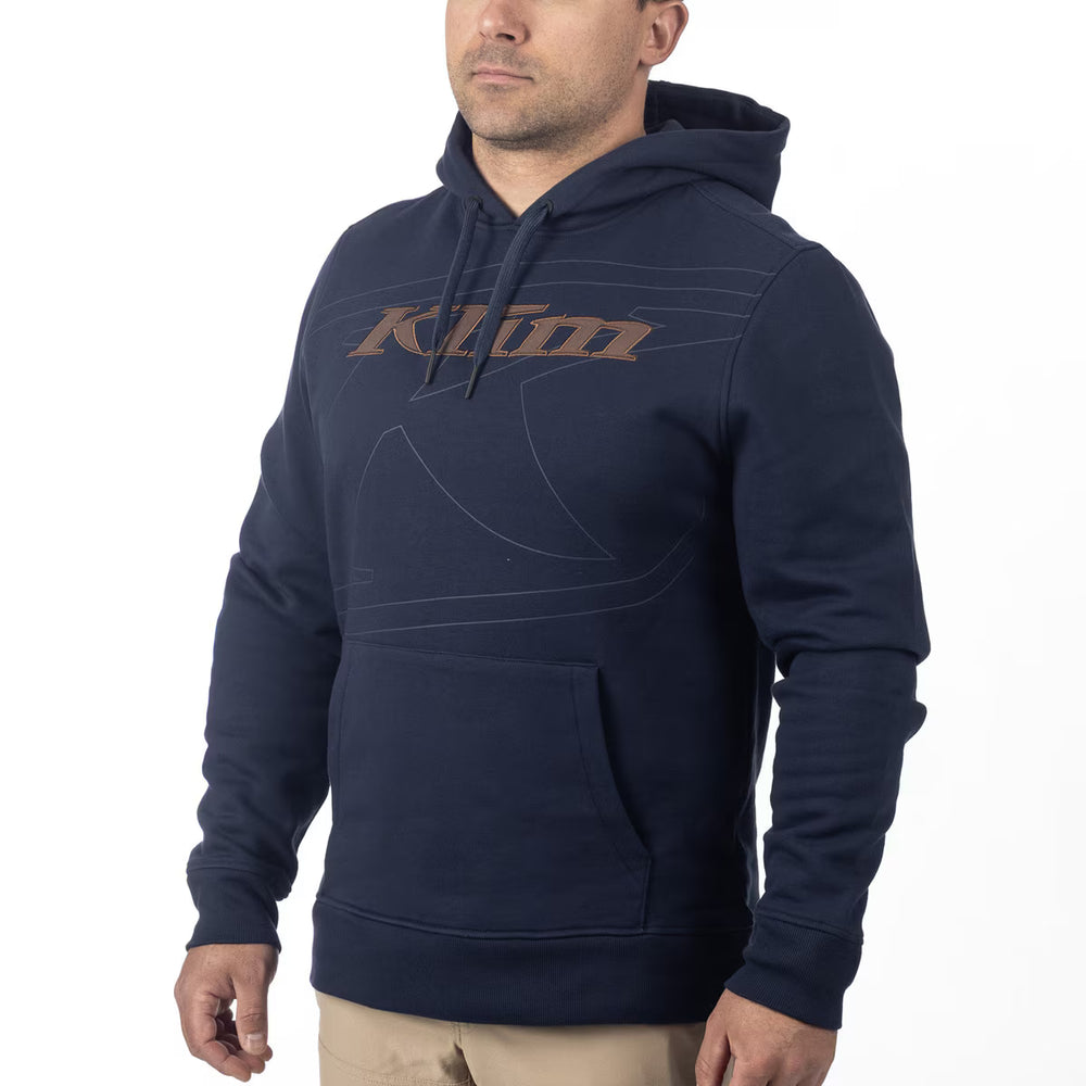 Klim Glens Peak Pullover Hoodie Dress Blues - Cocoa Brown