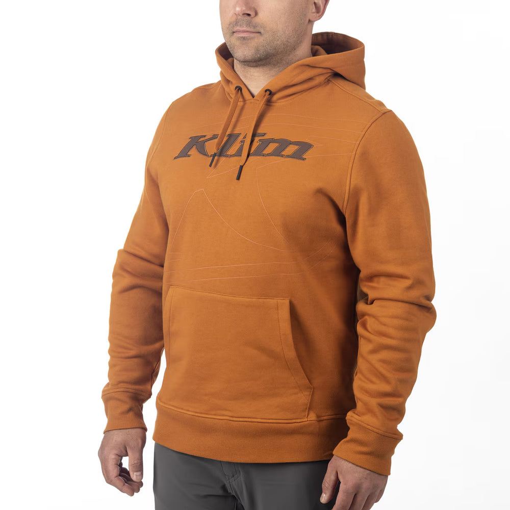 Klim Glens Peak Pullover Hoodie Moab - Cocoa Brown