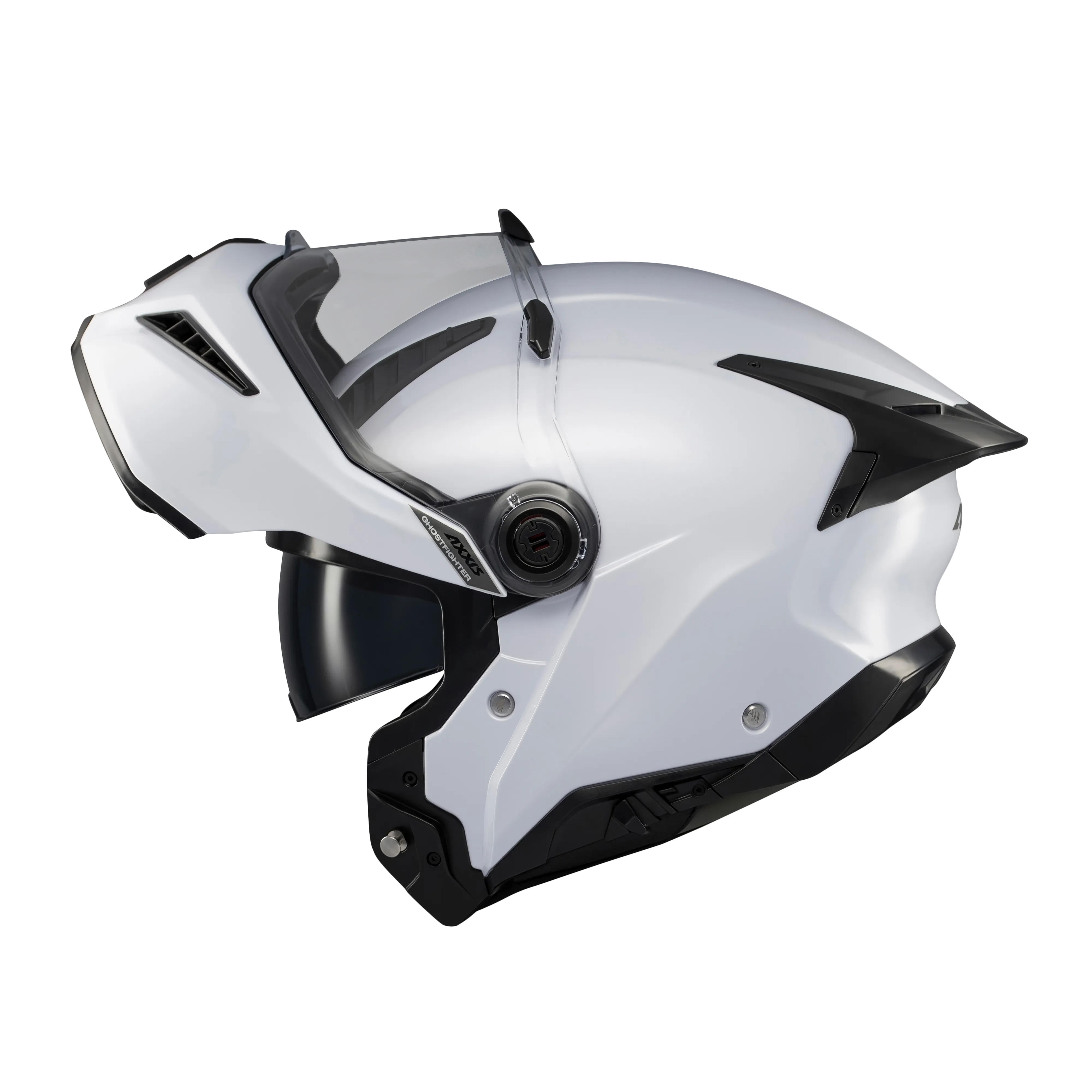 Axxis Helmets Ghostfighter SV Solid A0 Gloss White Modular Helmet