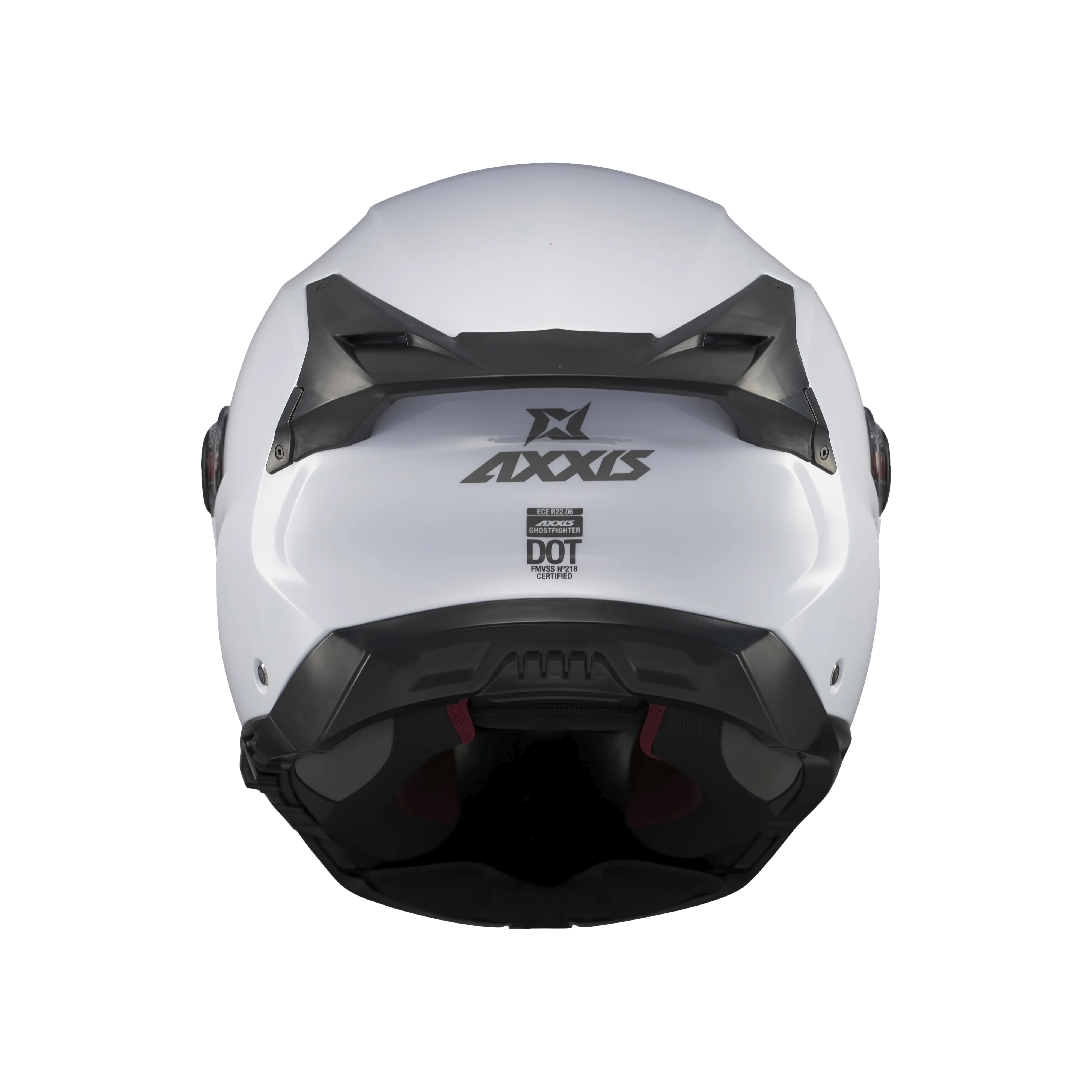 Axxis Helmets Ghostfighter SV Solid A0 Gloss White Modular Helmet