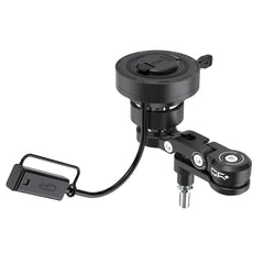 GRXPLORE GR-MW66 Handlebar Clamp Bolt Mount with Wireless Charging with Vibration Dampener