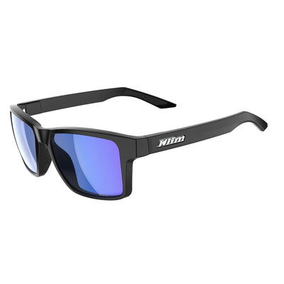 Klim Ignition Sunglasses Matte Black - Smoke Blue Mirrored