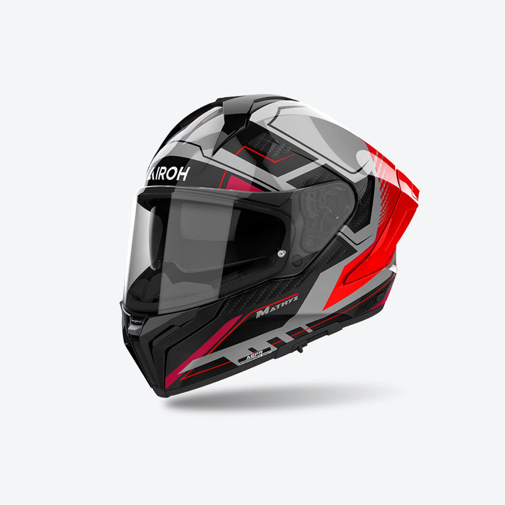 Airoh Matryx Rocket Red Fluor Gloss Helmet