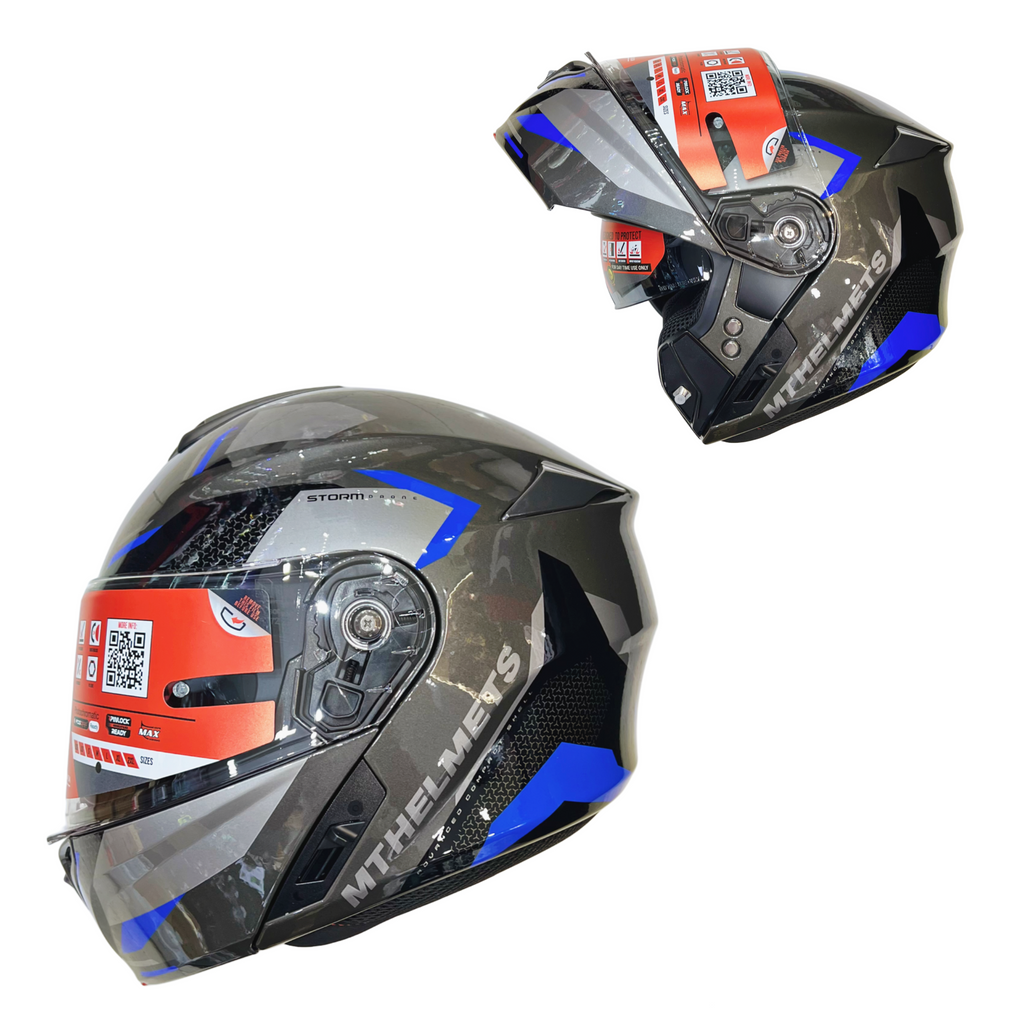 MT Helmets Storm SV Drone D7 Gloss – Regina Specialties