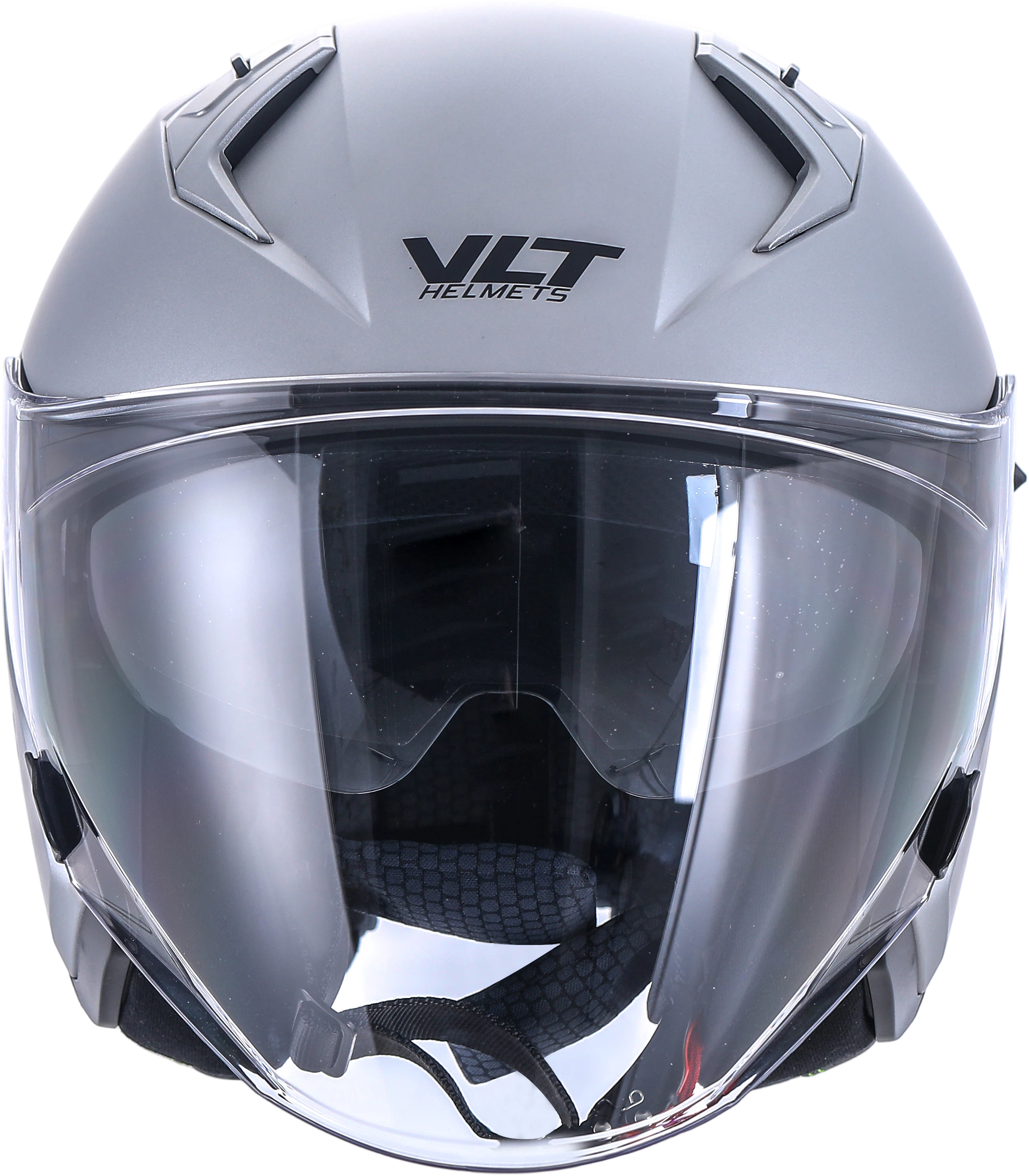 VLT Titan Matt Silver Helmet