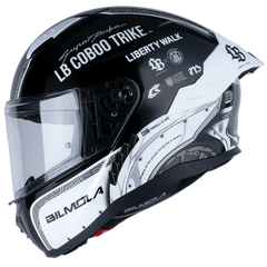 Bilmola Nex R x Liberty Walk - COBOO TRIKE Black/White Helmet LBWK