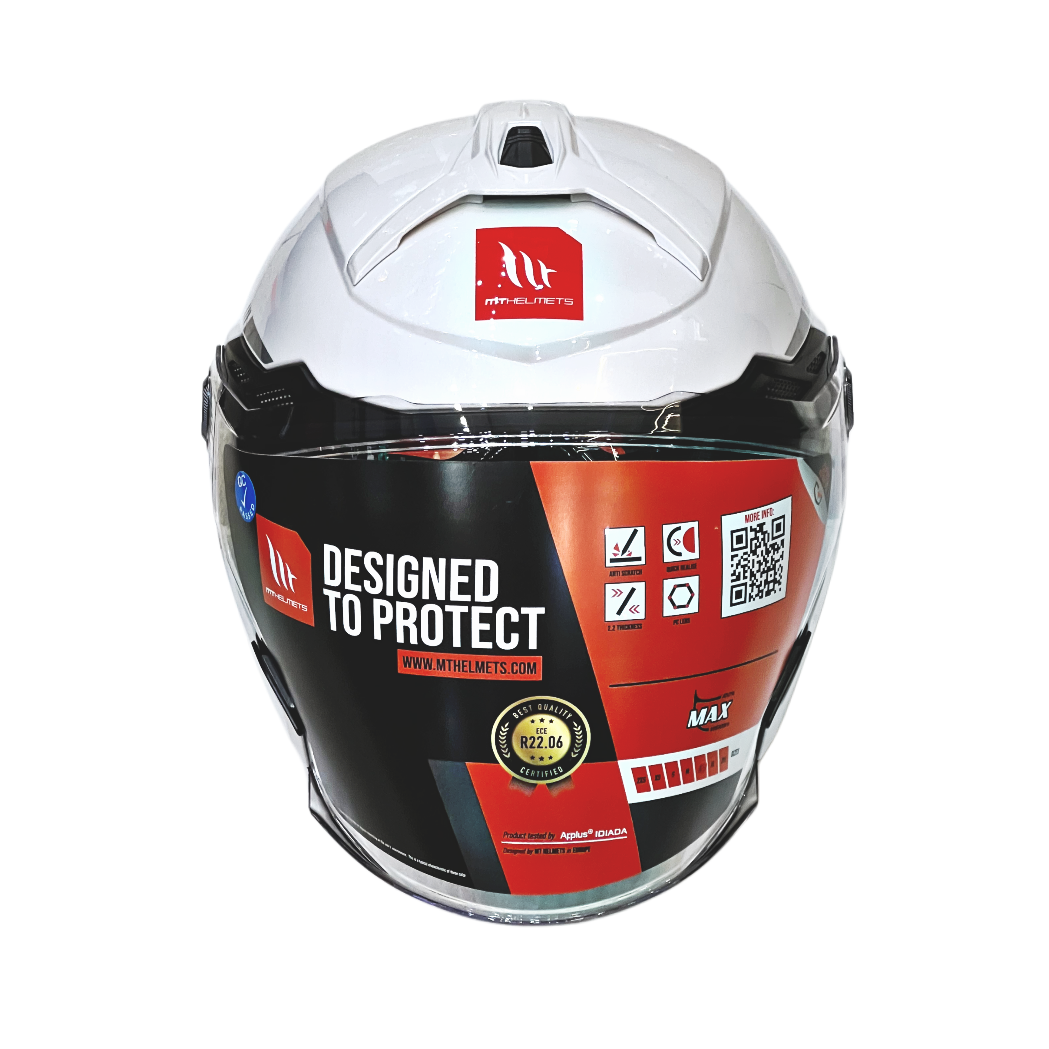 MT Helmets Cosmo SV Solid A0 Gloss White