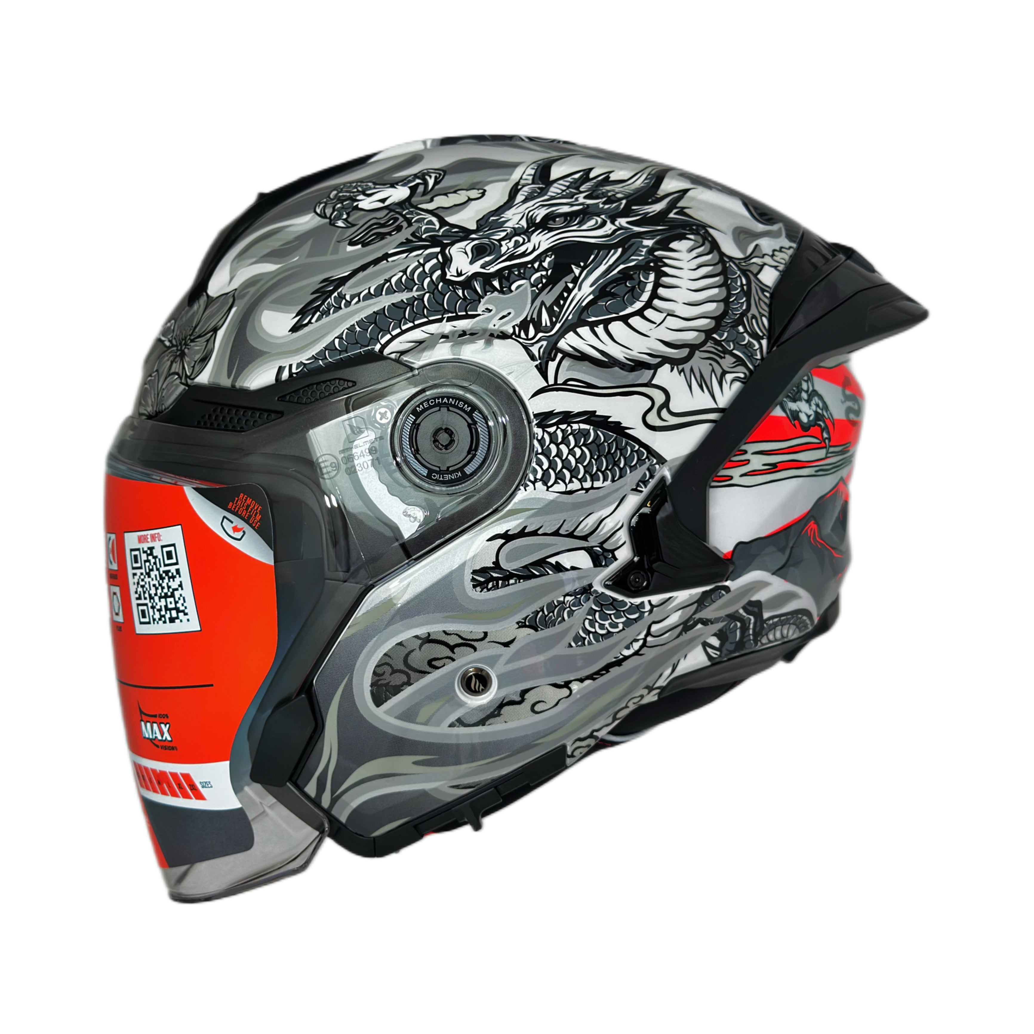 dragon full helm motorcycle helmet HJC RPHA 11 Pro Static silver liner made from hypoallergenic and antibacterial fabric White Dragon RHKC Motorcycle Helmet