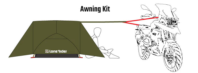 Lone Rider ADV Tent - Adventure Motorcycle Tent