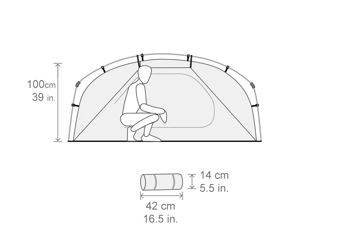 Lone Rider ADV Tent - Adventure Motorcycle Tent