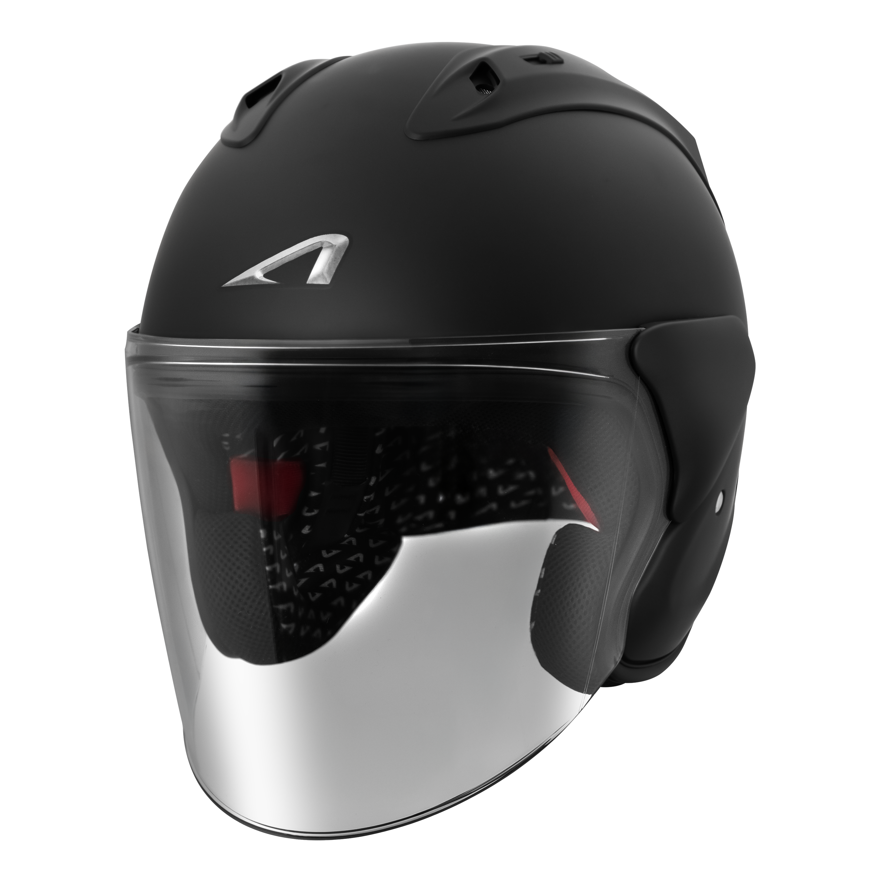 Astone DJ17 v1 Helmet - Matt Black (Built for Big Heads)