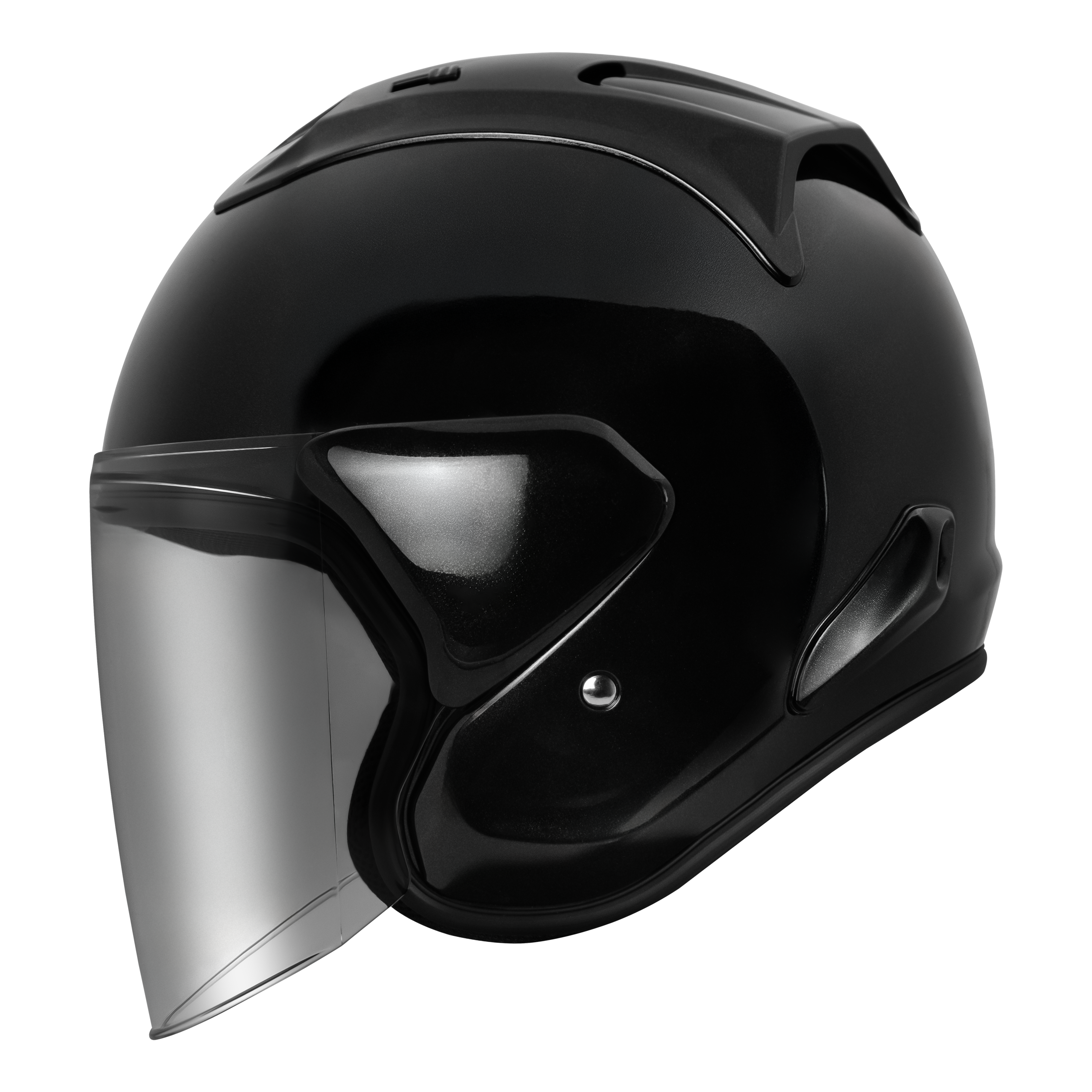 Astone DJ17 v2 Helmet - Gloss Black