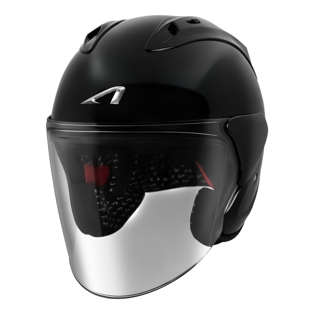 Astone DJ17 v1 Helmet - Gloss Black