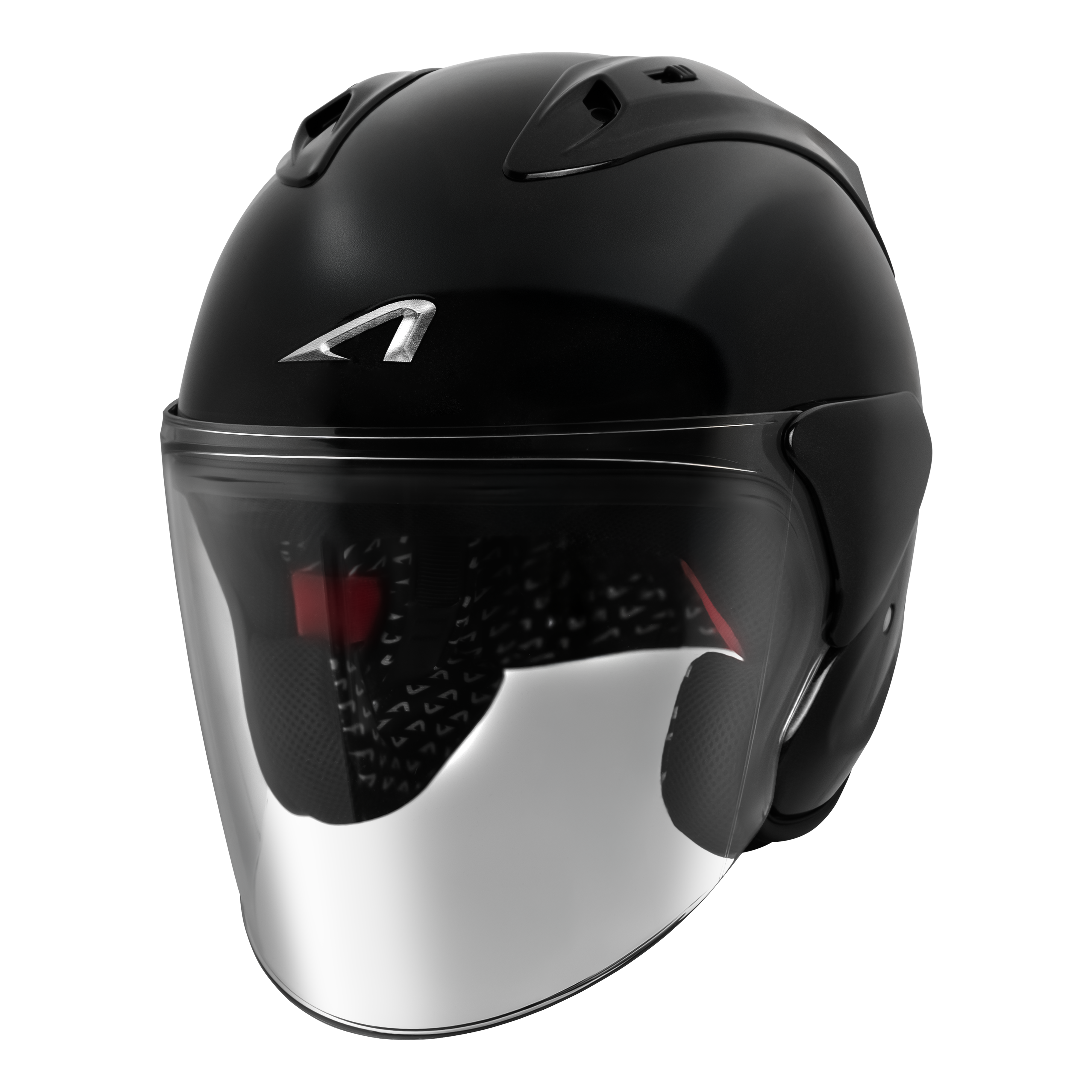 Astone DJ17 v2 Helmet - Gloss Black