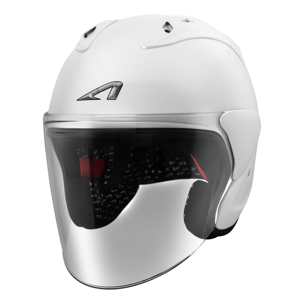Astone DJ17 v1 Helmet - Gloss Pear White