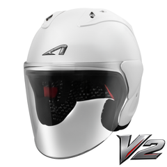 Astone DJ17 v2 Helmet - Gloss Pearl White