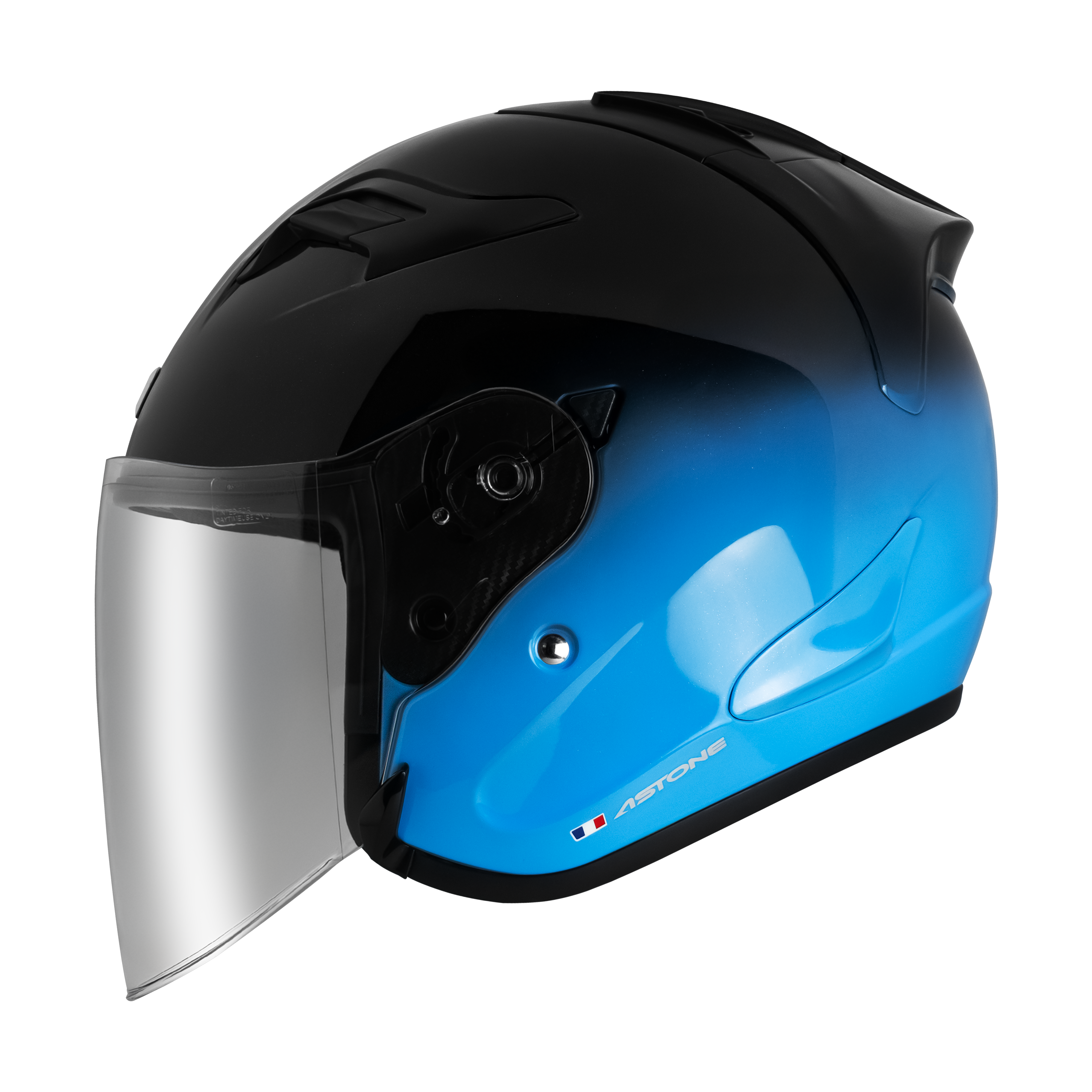 Astone DJR Helmet Two Tone Black/Blue