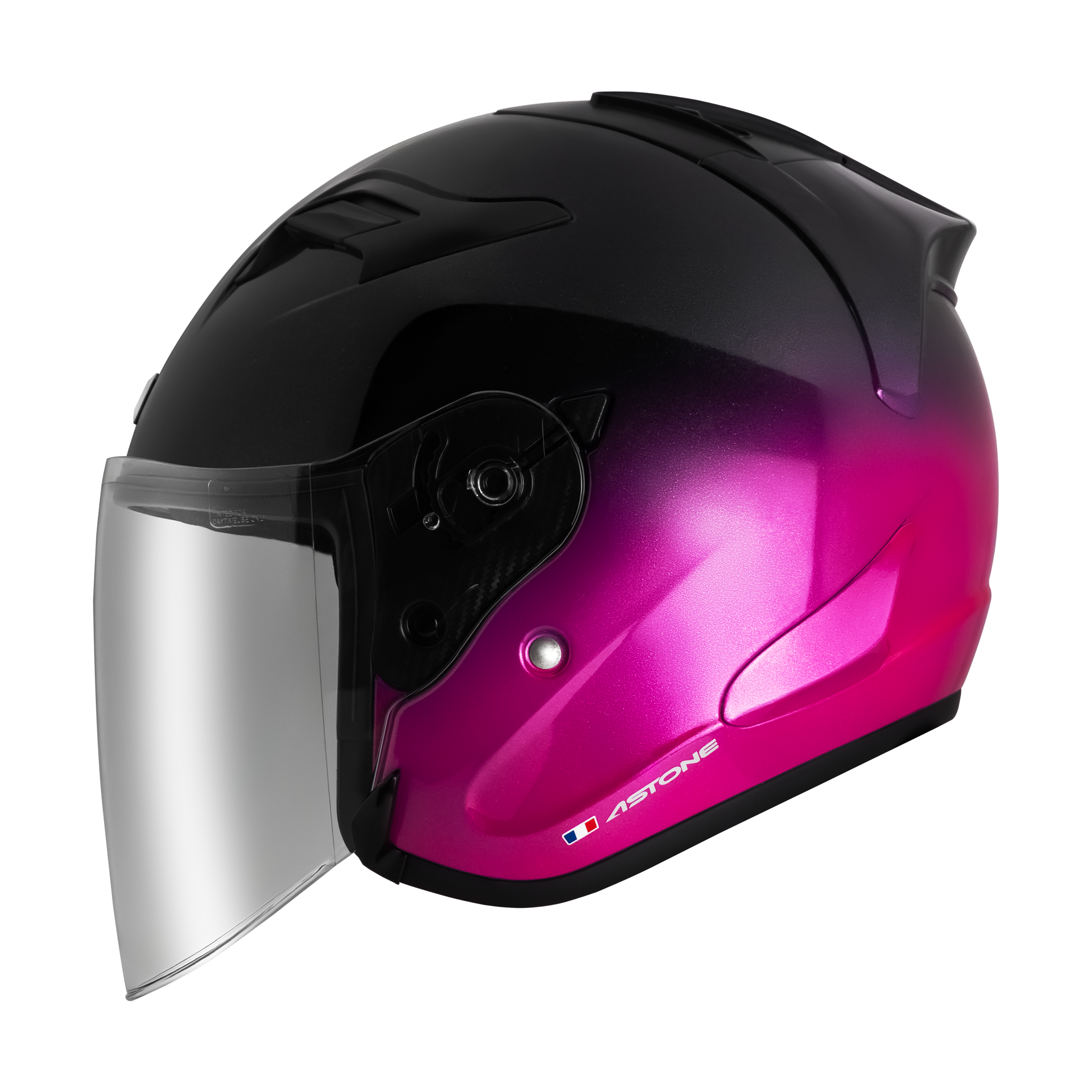 Astone DJR Helmet Two Tone Black/Pink